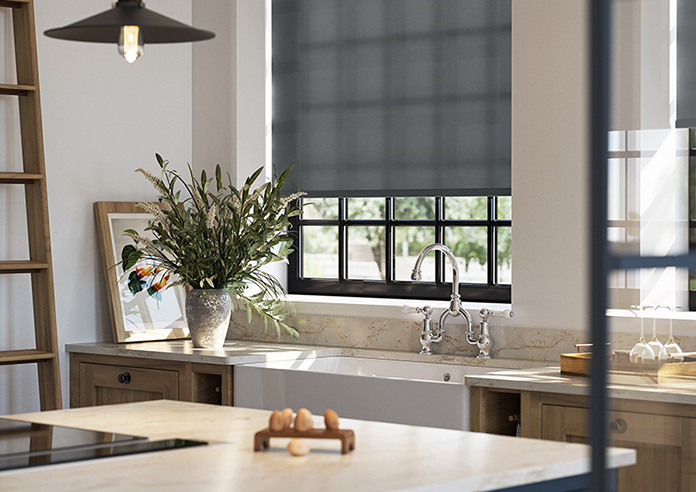 Roma (FR), Char Grey - Twist&Fit Roller Blind - Image 5